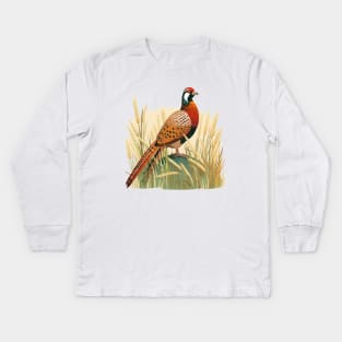 Pheasant Kids Long Sleeve T-Shirt